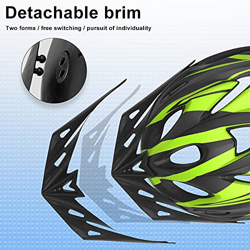 Adult Bike Helmet with Rear Light and Sun Visor G805