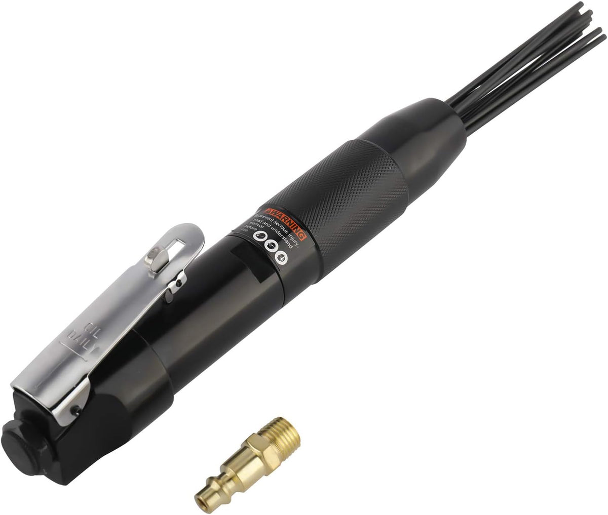 Compact Air Needle Scaler Pneumatic Rust Paint Weld Removal Tool D175384