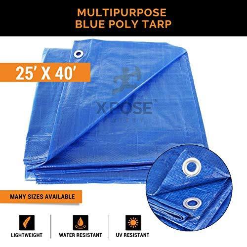 Blue Poly Tarp 25 x 40 F129