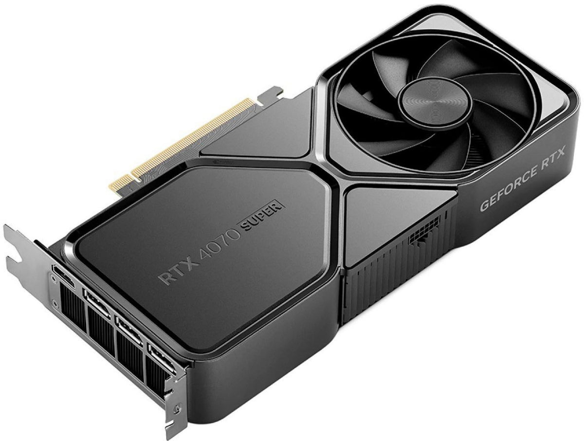 GeForce RTX 4070 SUPER 12GB GDDR6X Graphics Card Titanium/Black G86118