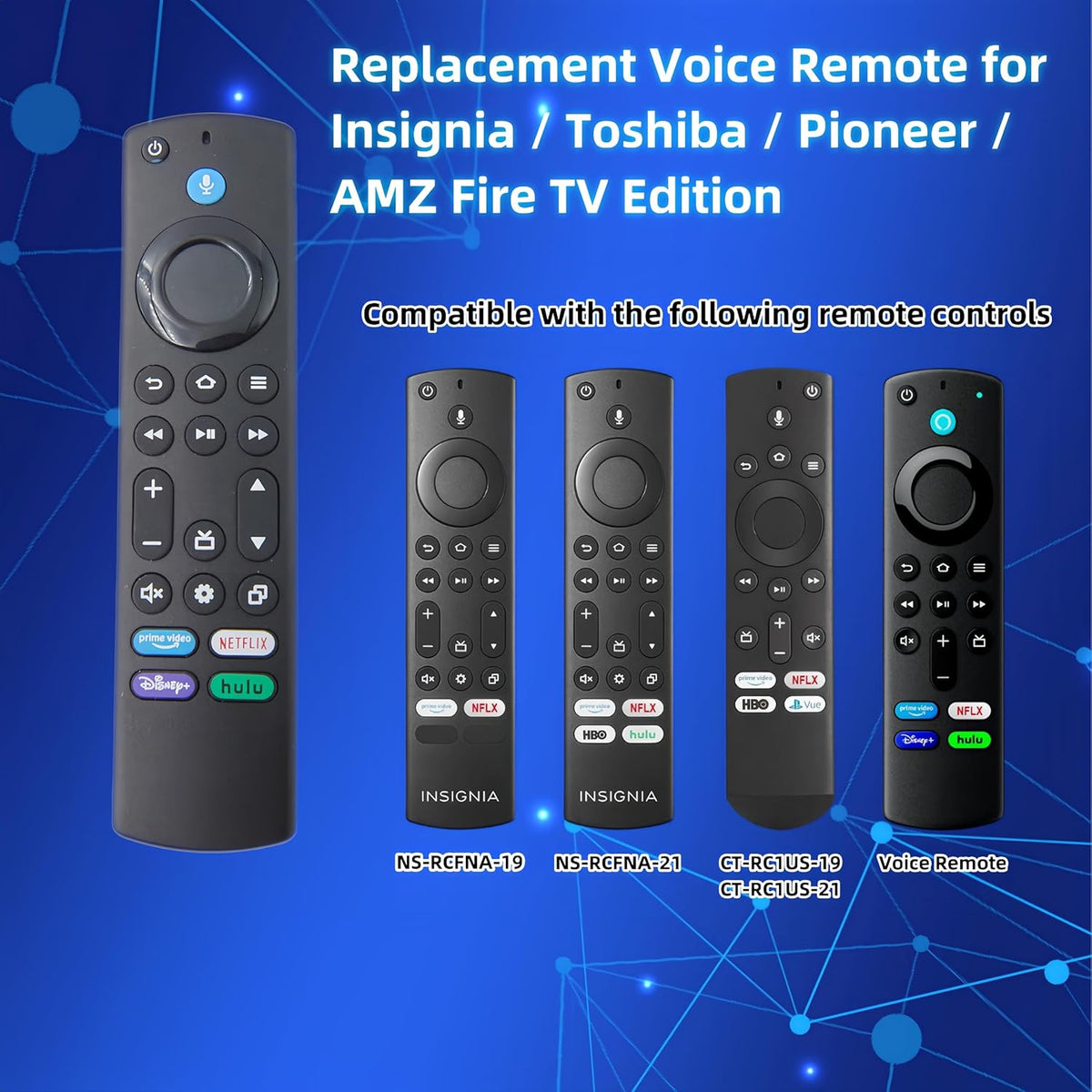 Voice Remote Control with 4 Shortcuts Y78692