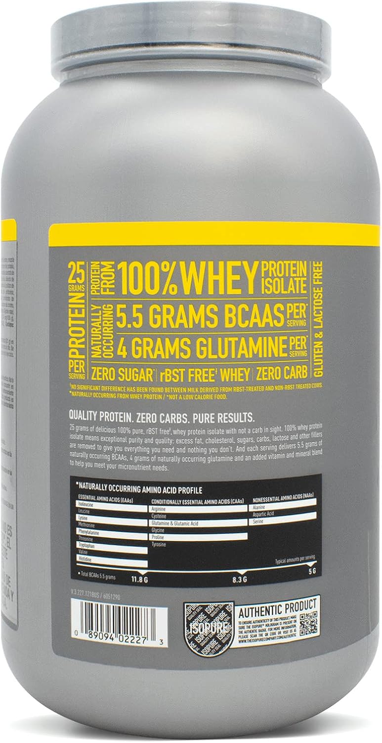 Zero Carb Banana Cream 3-Pound Tub O277
