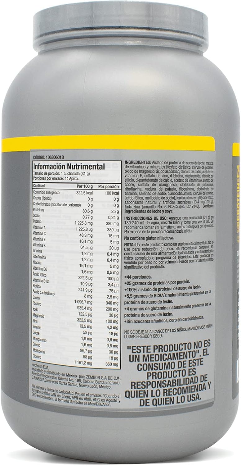 Zero Carb Banana Cream 3-Pound Tub O277