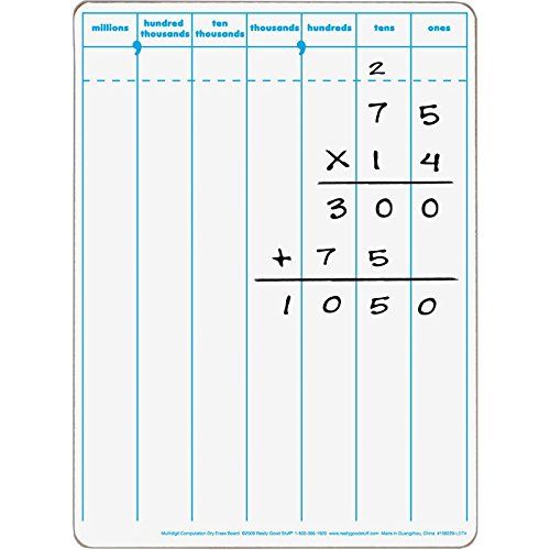 Two-Sided Dry Erase Board Set, 12” by 9” (Set of 6) U5733