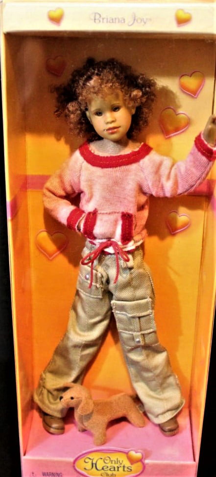 Briana Joy Doll and Dog Longfellow Premier Edition 2004 Q3624