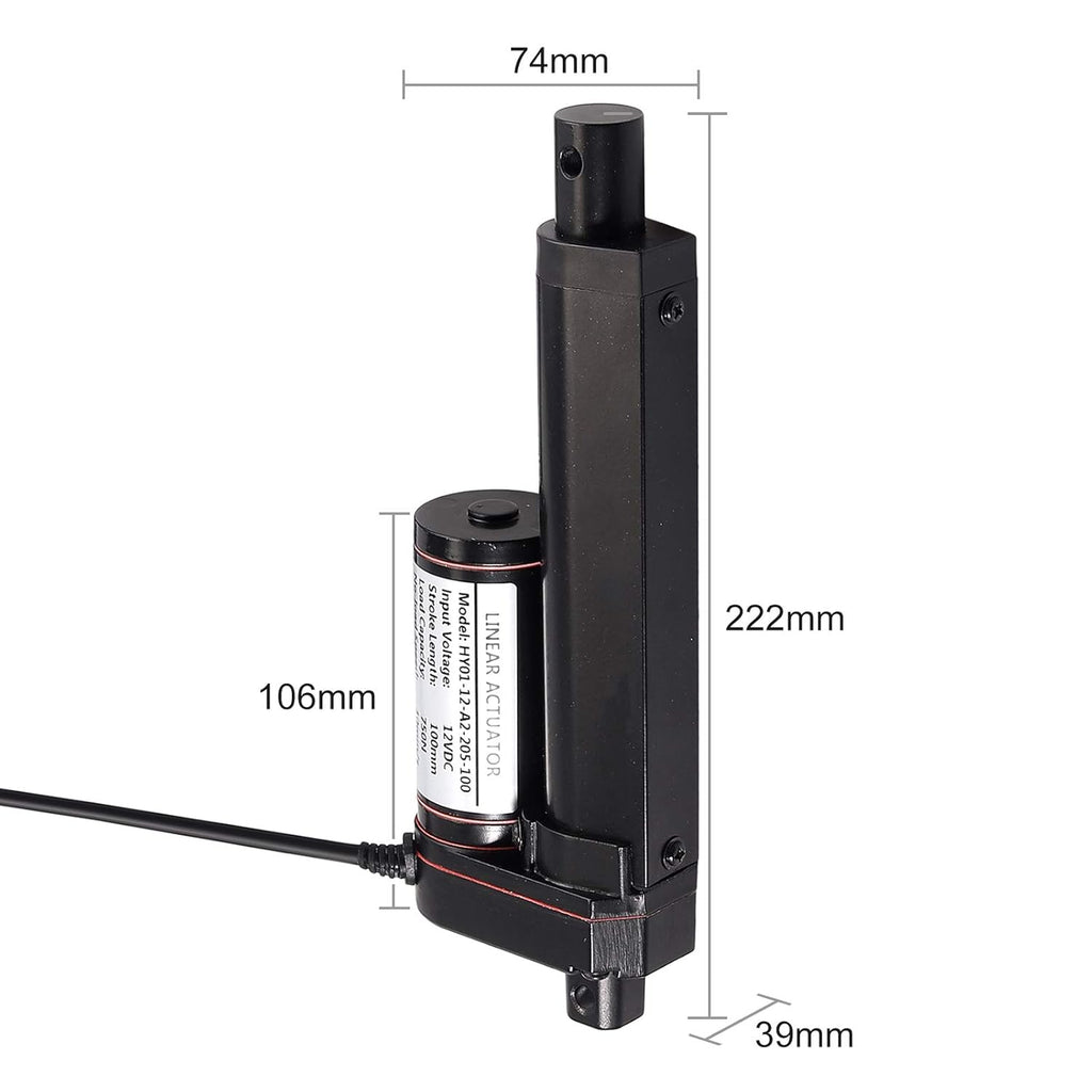 DC 12V 100mm 4-inch Linear Actuator Motor and Controller Bundle P218861