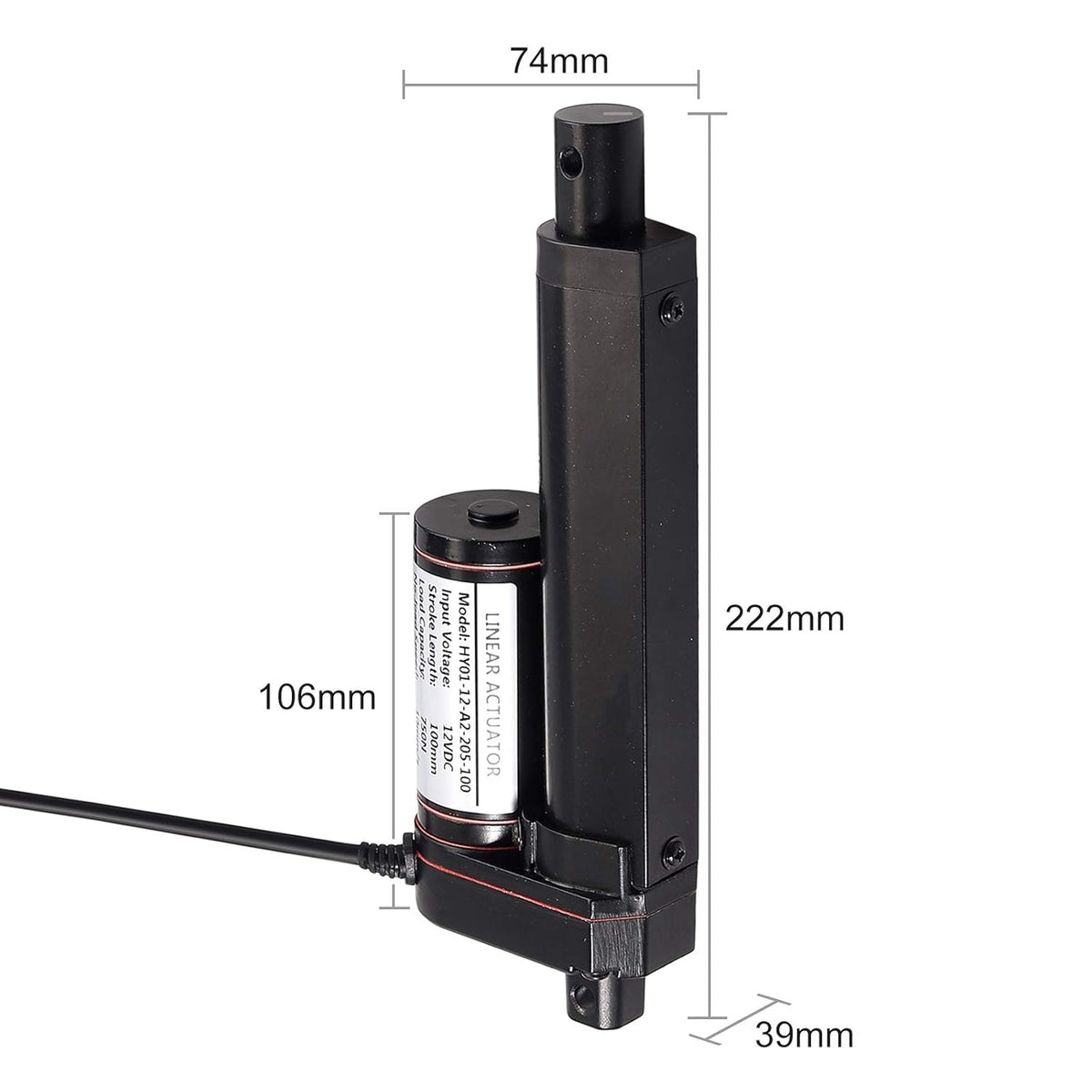 DC 12V 100mm 4-inch Linear Actuator Motor and Controller Bundle P218861