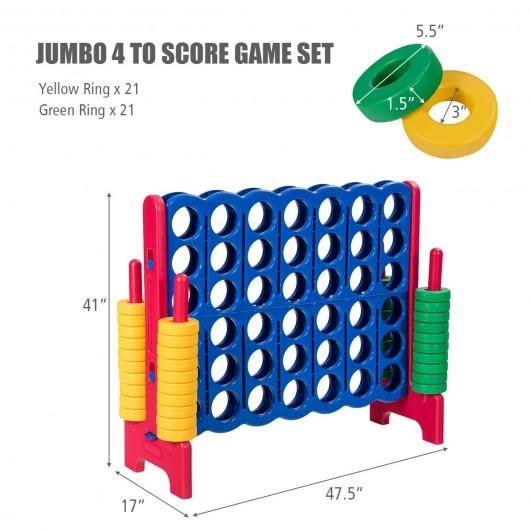 Blue Giant 4 in A Row Game Set C9546