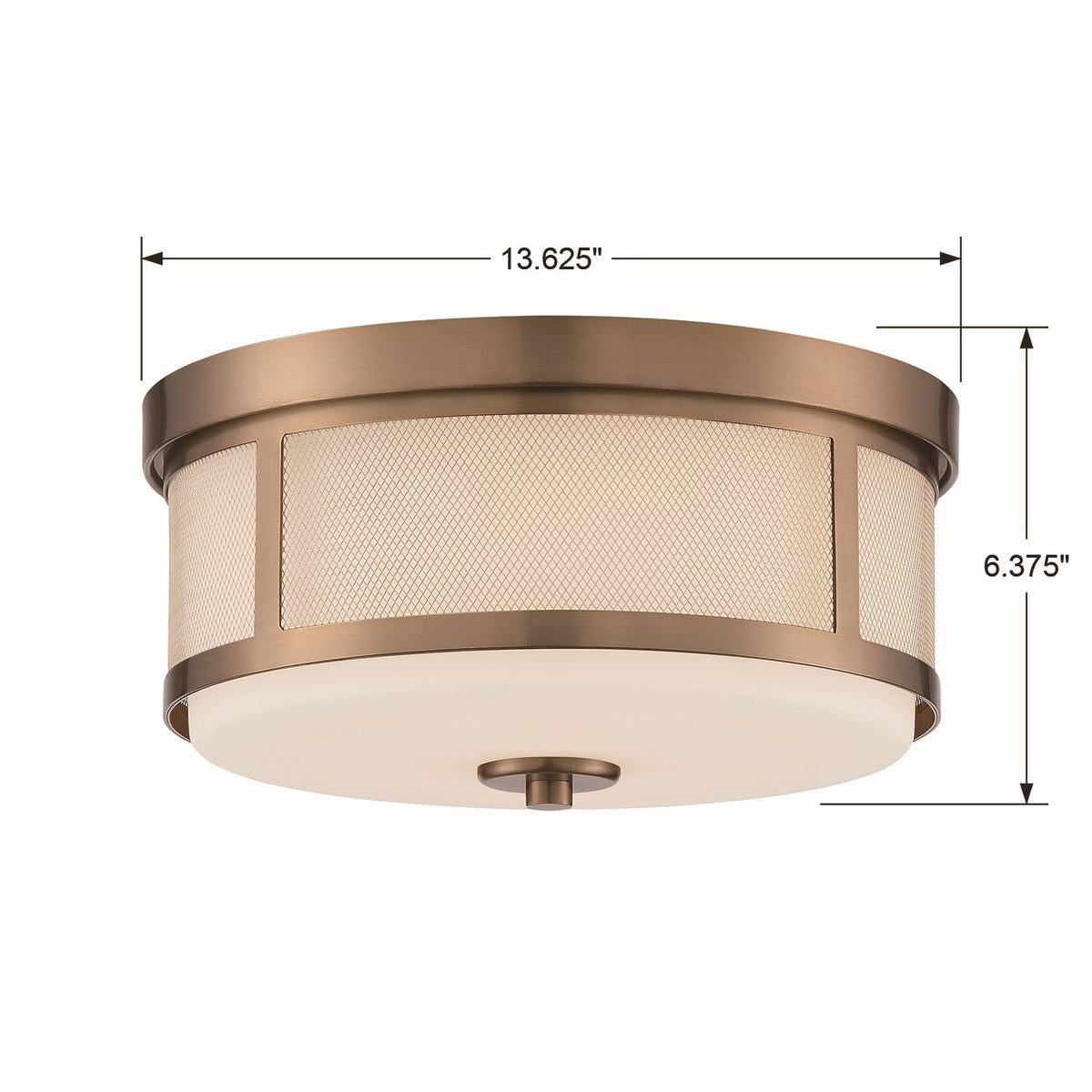 Vibrant Gold 2 Light Ceiling Mount Z590836