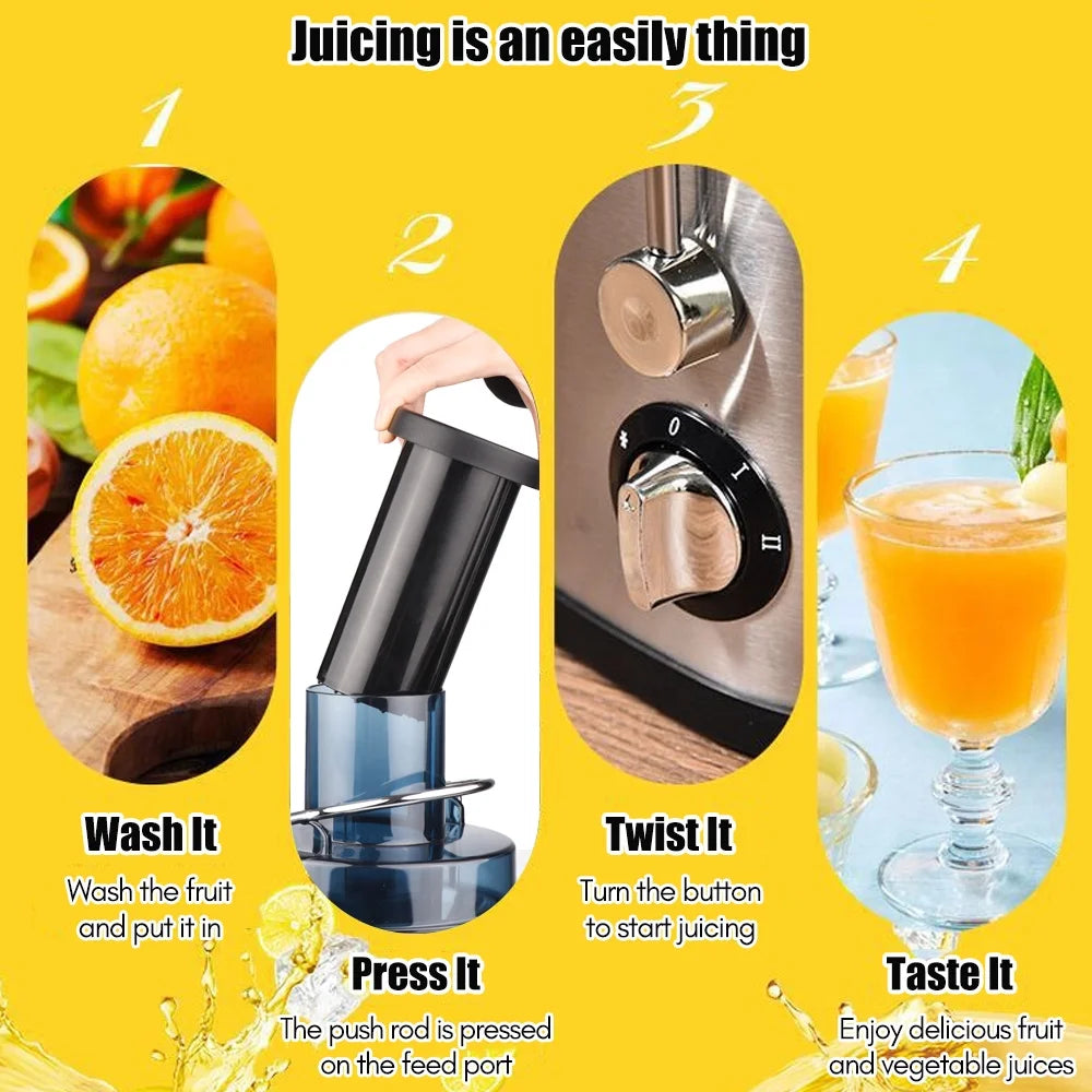 800W Stainless Steel Electric Juicer U655574