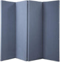 Blue 8 x 6.6 Folding Partition Panel Room Divider L367925