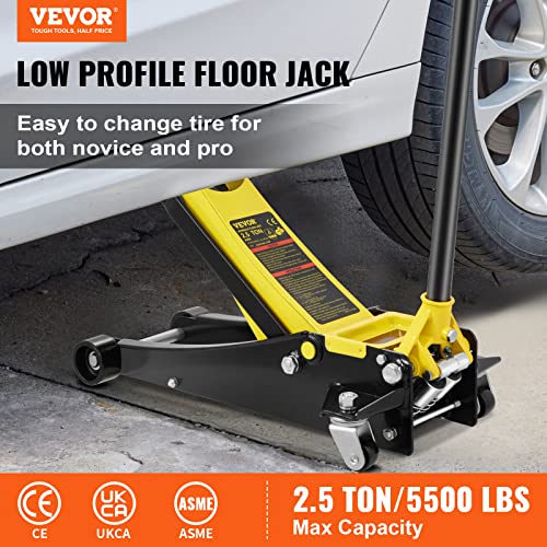 2.5 Ton Low Profile Steel Racing Floor Jack W181