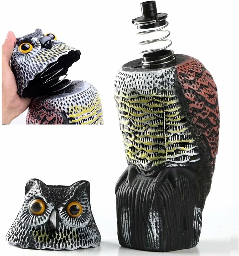 Realistic Owl Decoy with 360 Rotate Head P3582