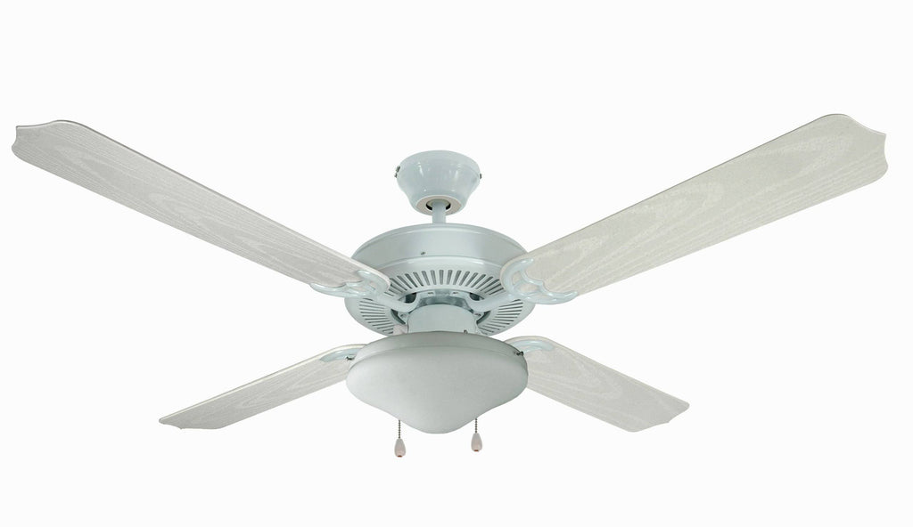 52 inch White Ceiling Fan Y102