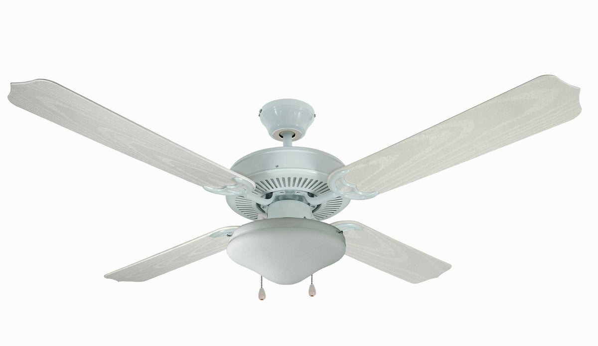 52 inch White Ceiling Fan Y102