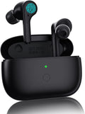 Wireless Earbuds, Active Noise Cancelling Bluetooth 5.1 Earphones, Dual Mic, IPX4 Waterproof, 16H Playtime, Black P8137