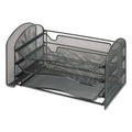 Onyx Mesh Desktop Organizer Black W413