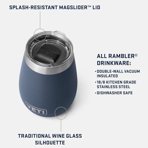 10 oz Vacuum Insulated Stainless Steel Wine Tumbler A6524