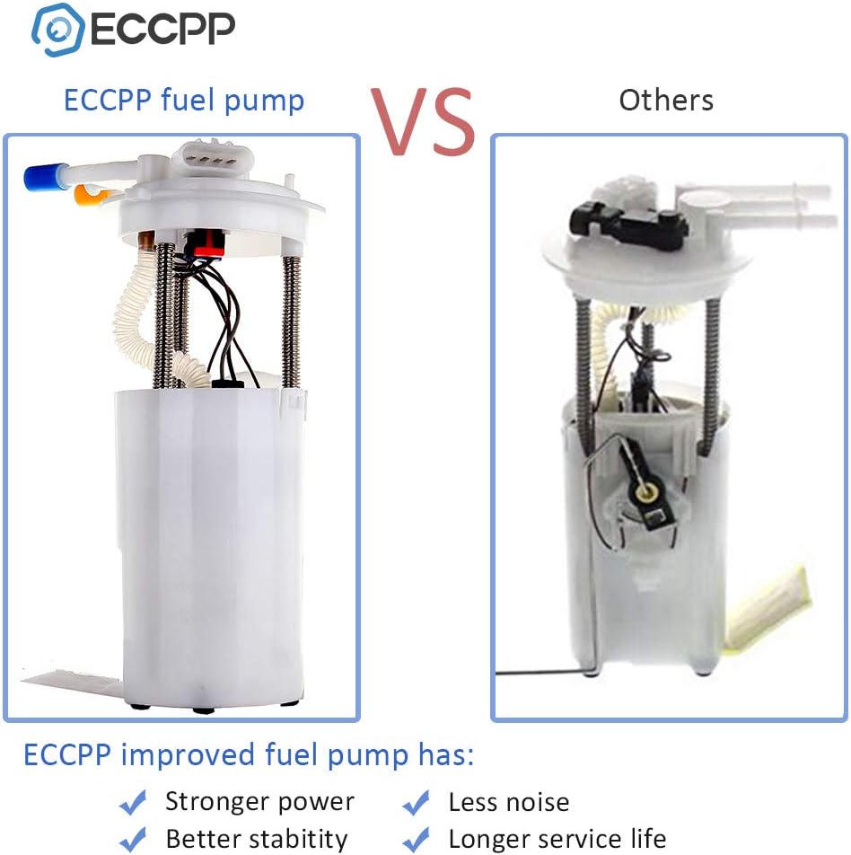 Electric Fuel Pump Module Assembly with Sending Unit for Chevrolet Suburban for GMC Yukon XL 1500 V8 5.3L 6.0L Pack of 2 L2896