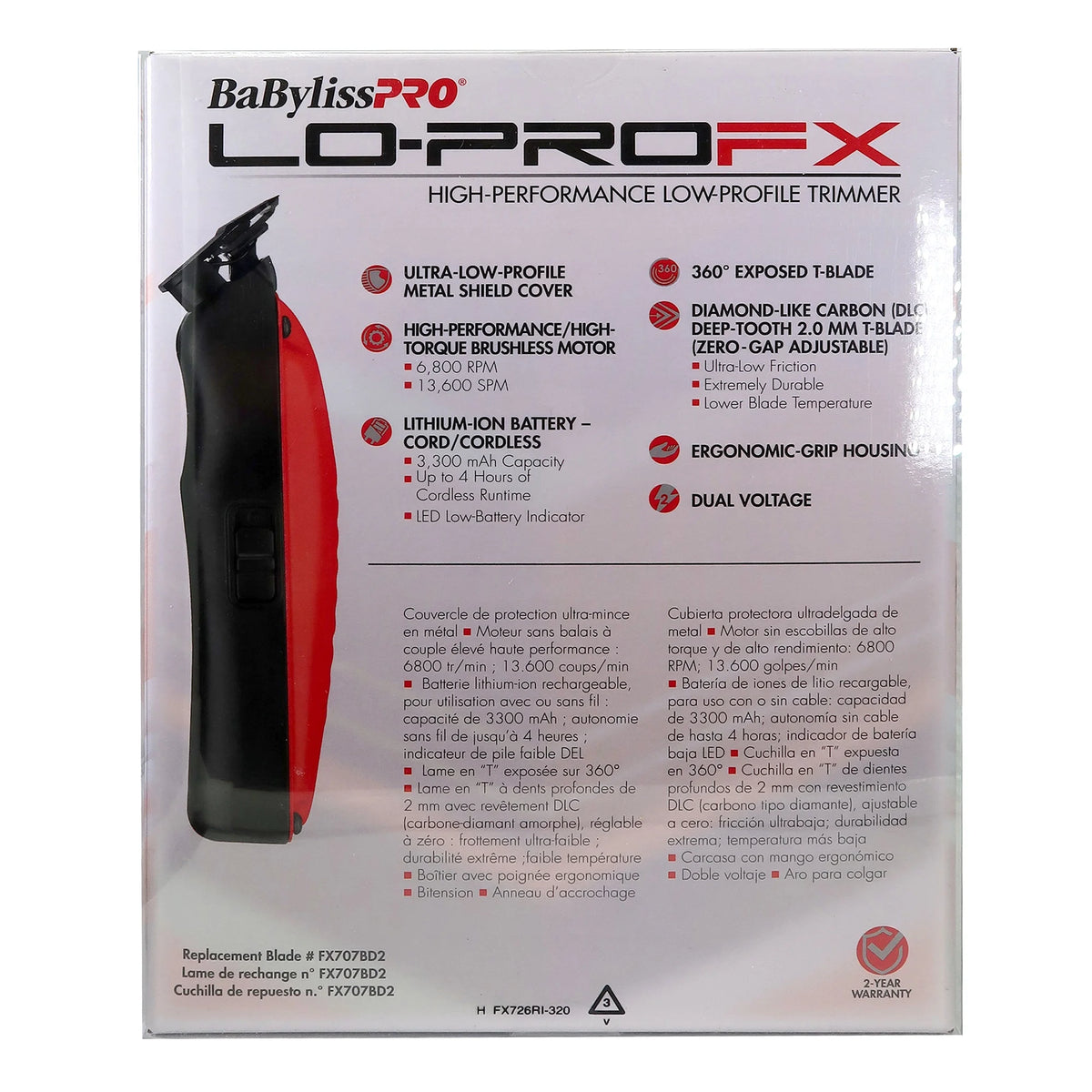 Red LO-PRO FX Trimmer P91143