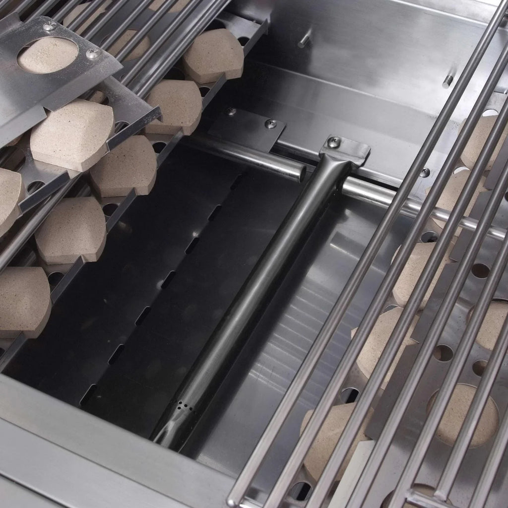 40-Inch 5-Burner Built-In Propane Gas Grill With Rear Infrared Burner F612