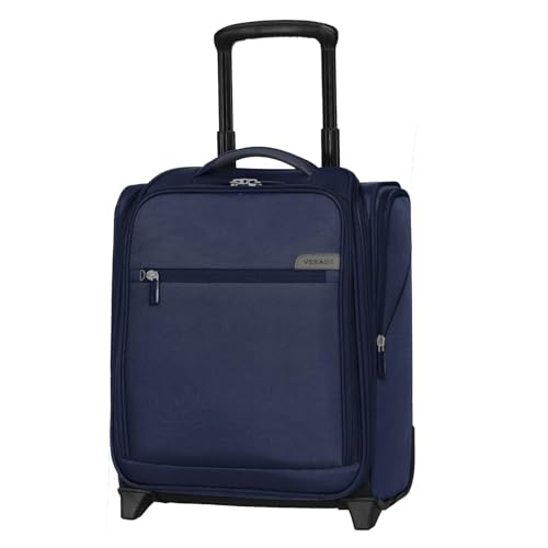 Carry On Underseat Luggage with Wheels & USB Port, Wheeled Spinner Bag, Lightweight Suitcase X50196