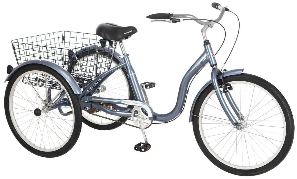 24 wheels Adult Tricycle with rear storage basket U257869