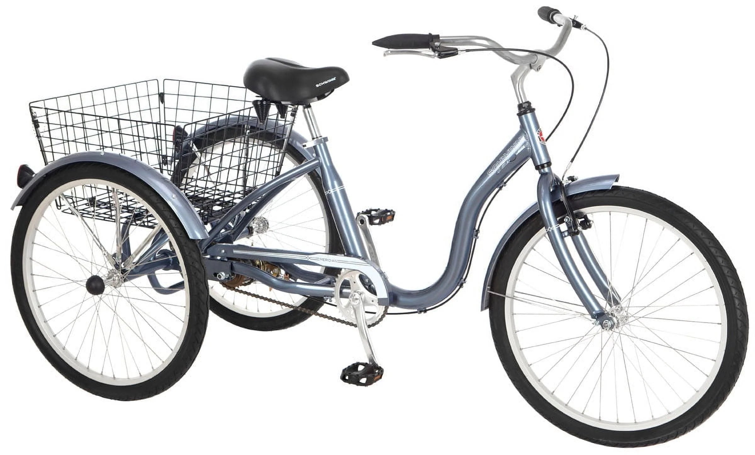24 wheels Adult Tricycle with rear storage basket U257869