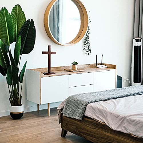 12.5 Inch Wooden Wall Cross D843561