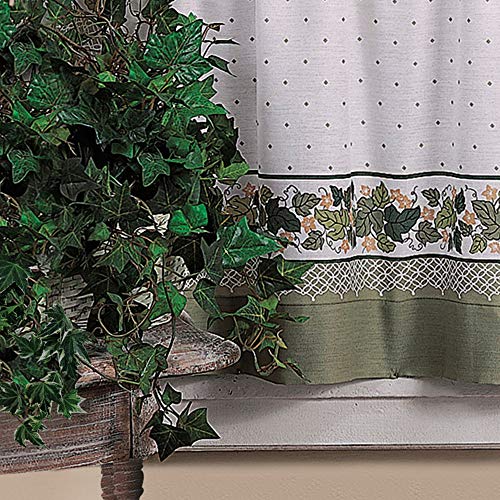 Cottage Ivy Country Curtain Tier And Swag Set, Multi, 56-Inch X 36-Inch O73989
