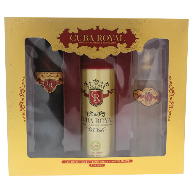 3 Pc Gift Set EDT Spray Body Spray After Shave G806