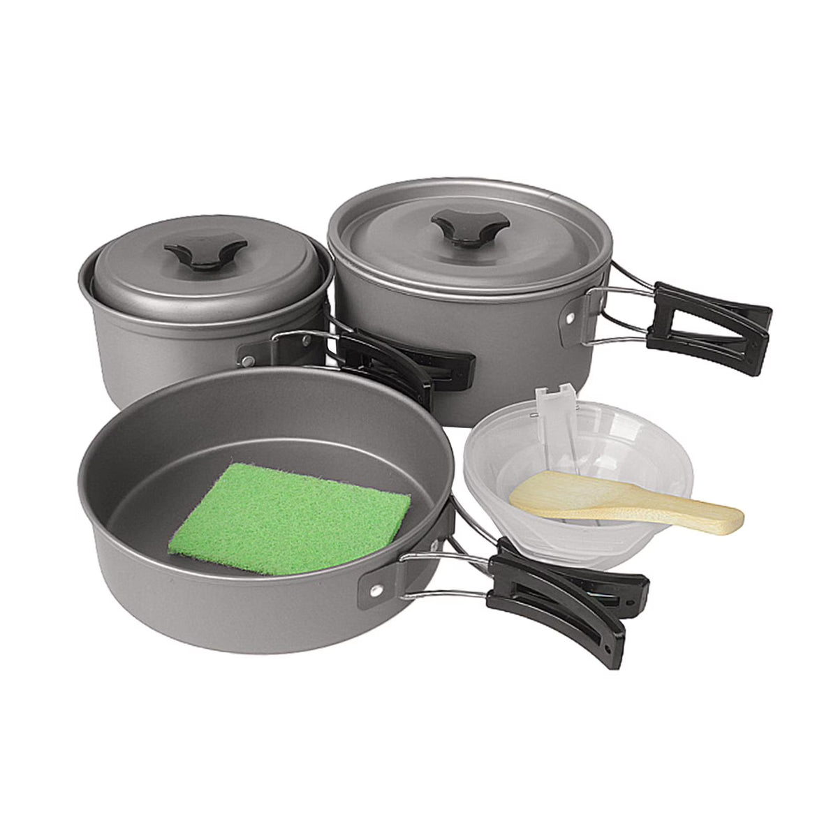 Camping Cookware Set Pot and Pan Compact Lightweight K4514