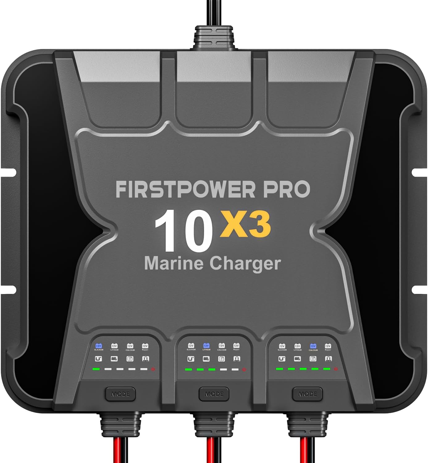 30A 12V Waterproof Onboard Battery Charger for SLA/AGM, Lithium, Calcium & Deep-Cycle Battery Z872872