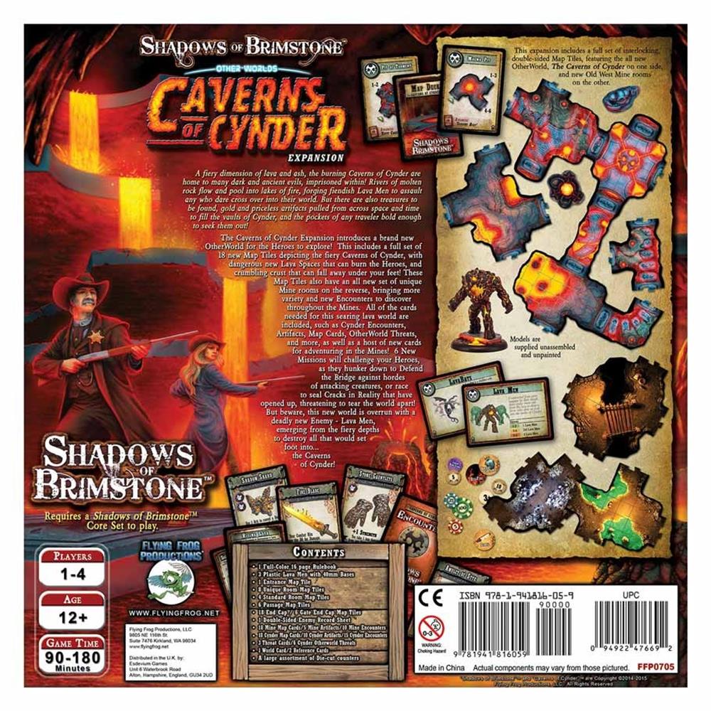 Caverns of Cynder Expansion Board Games R148