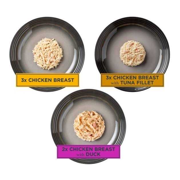 Natural Wet Cat Food Chicken in Broth Variety Pack W729
