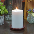 3 x 6 inch White Pillar Candle, Set of 12 R169