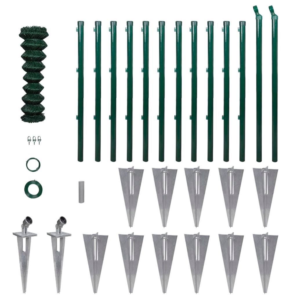 Steel Chain Link Fence with Posts Spike L153