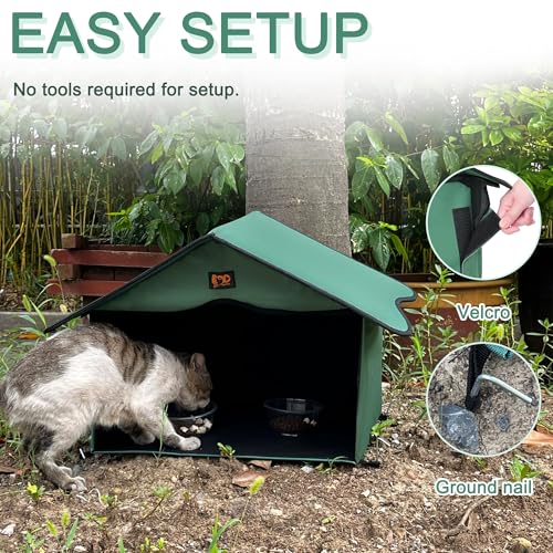 Outdoor Cat House Waterproof Pet Shelter A8843