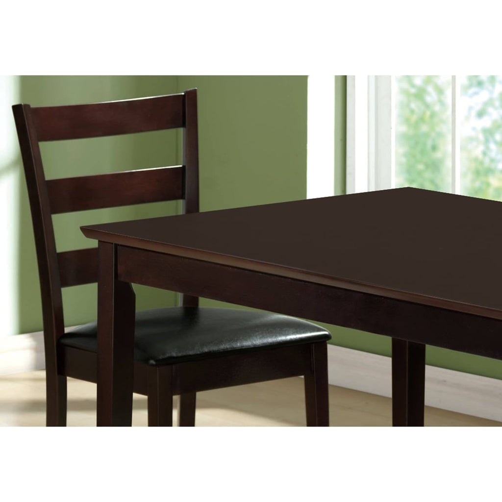 5 Piece Dining Set with Bench and 3 Side Chairs M785