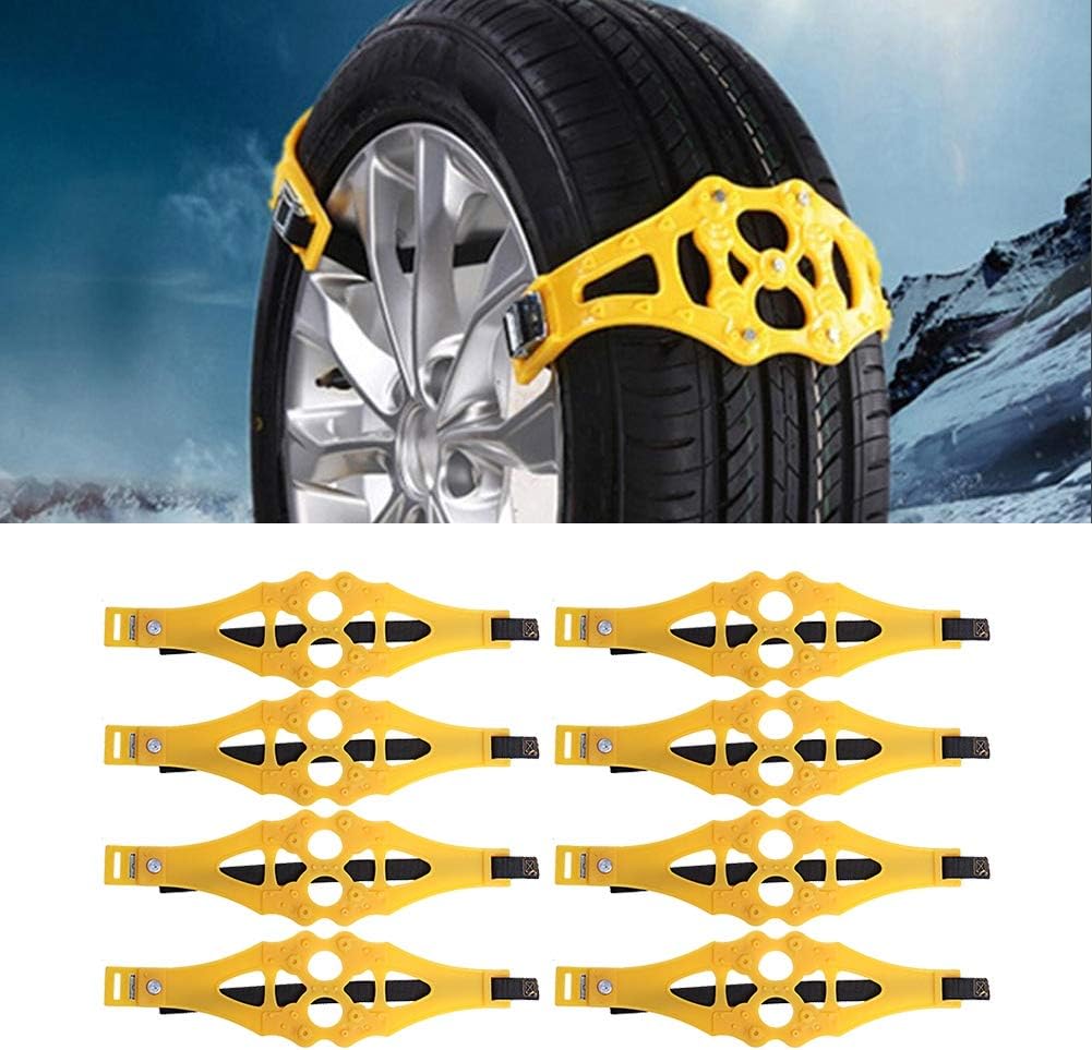 8 Pcs Universal Snow Tire Chain Y7161