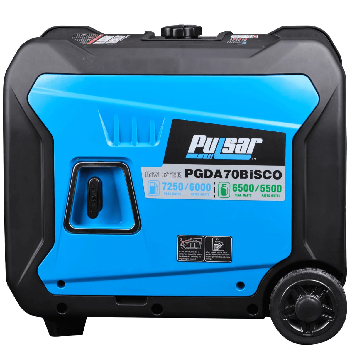 7,250 Watt Dual Fuel Inverter Generator G15413