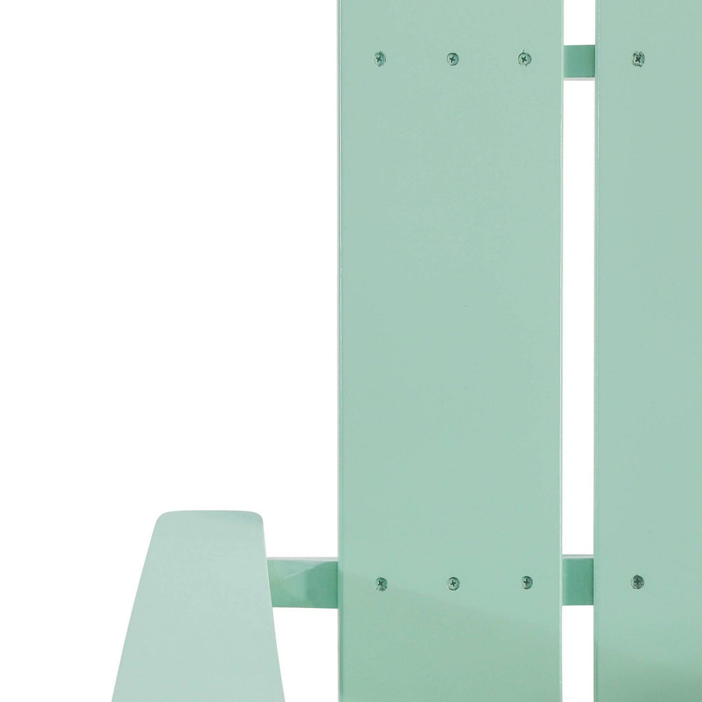 Light Mint Acacia Wood Foldable Adirondack Chair L9608