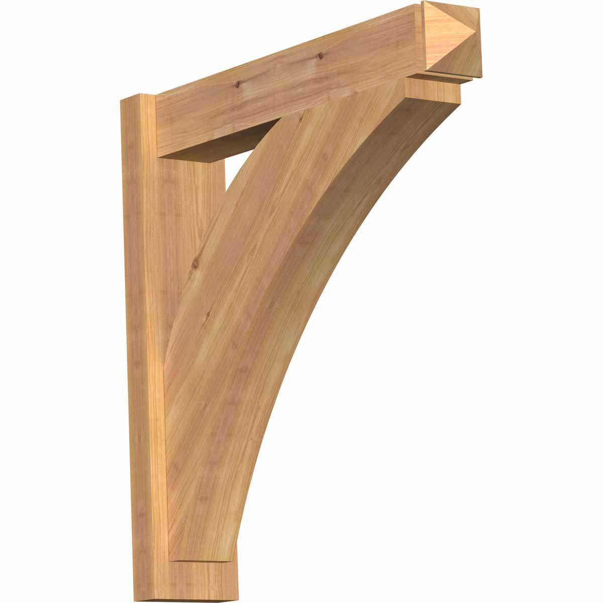 5 1/2x22W x 28x22D x 28x22H Thorton Smooth Arts and Crafts Outlooker, Western Red Cedar E326311