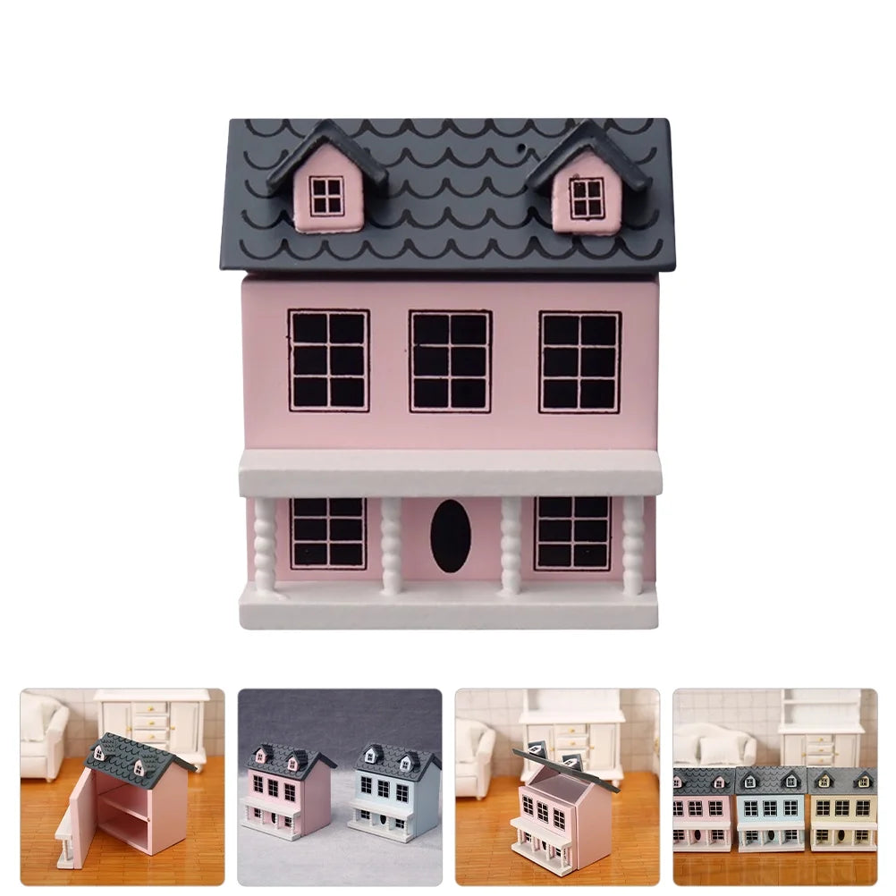 Miniature Wooden House Model C28883