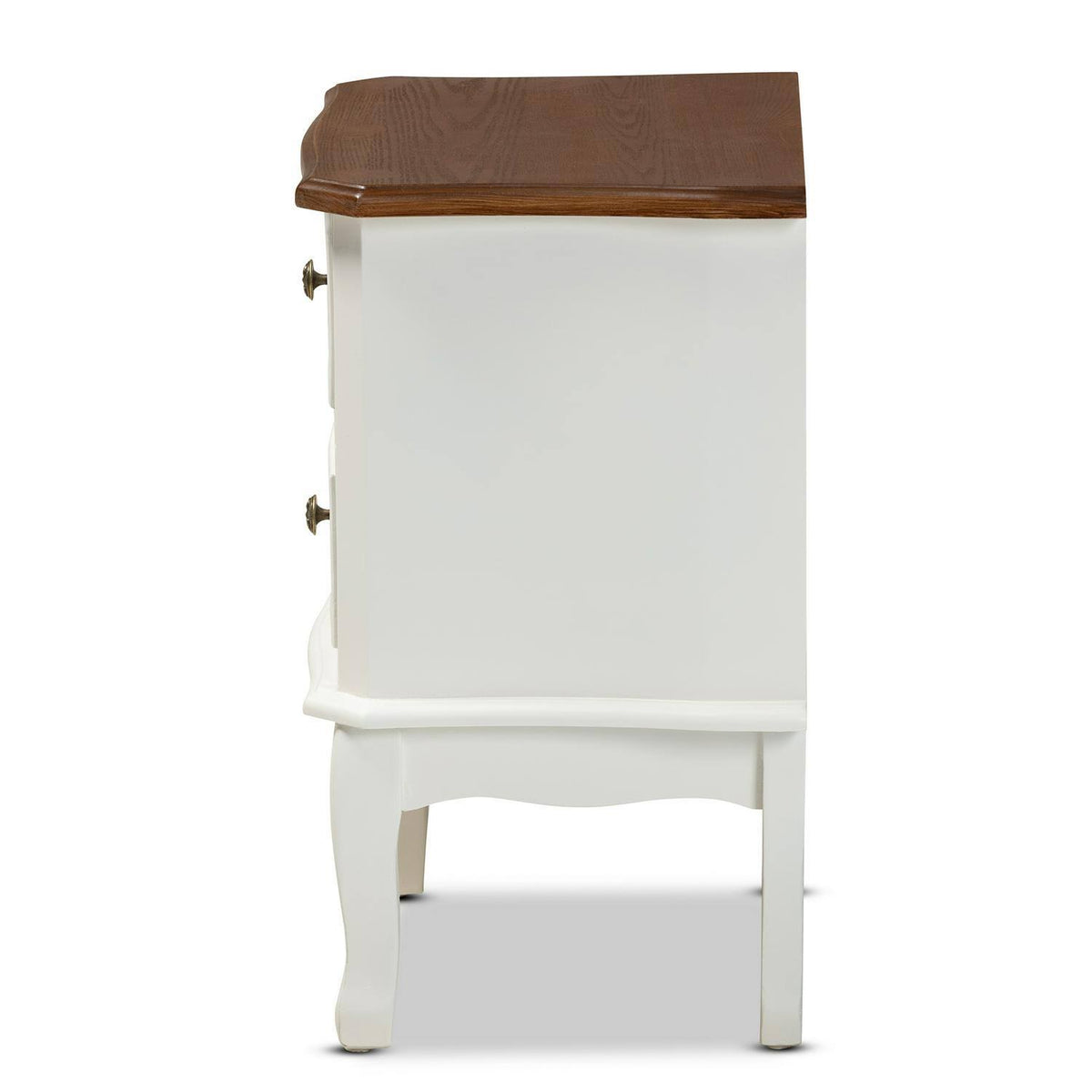 French White and Cherry Brown Dresser G1421