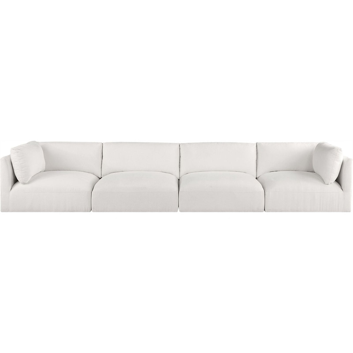 Cream Fabric Modular Sofa Q945971