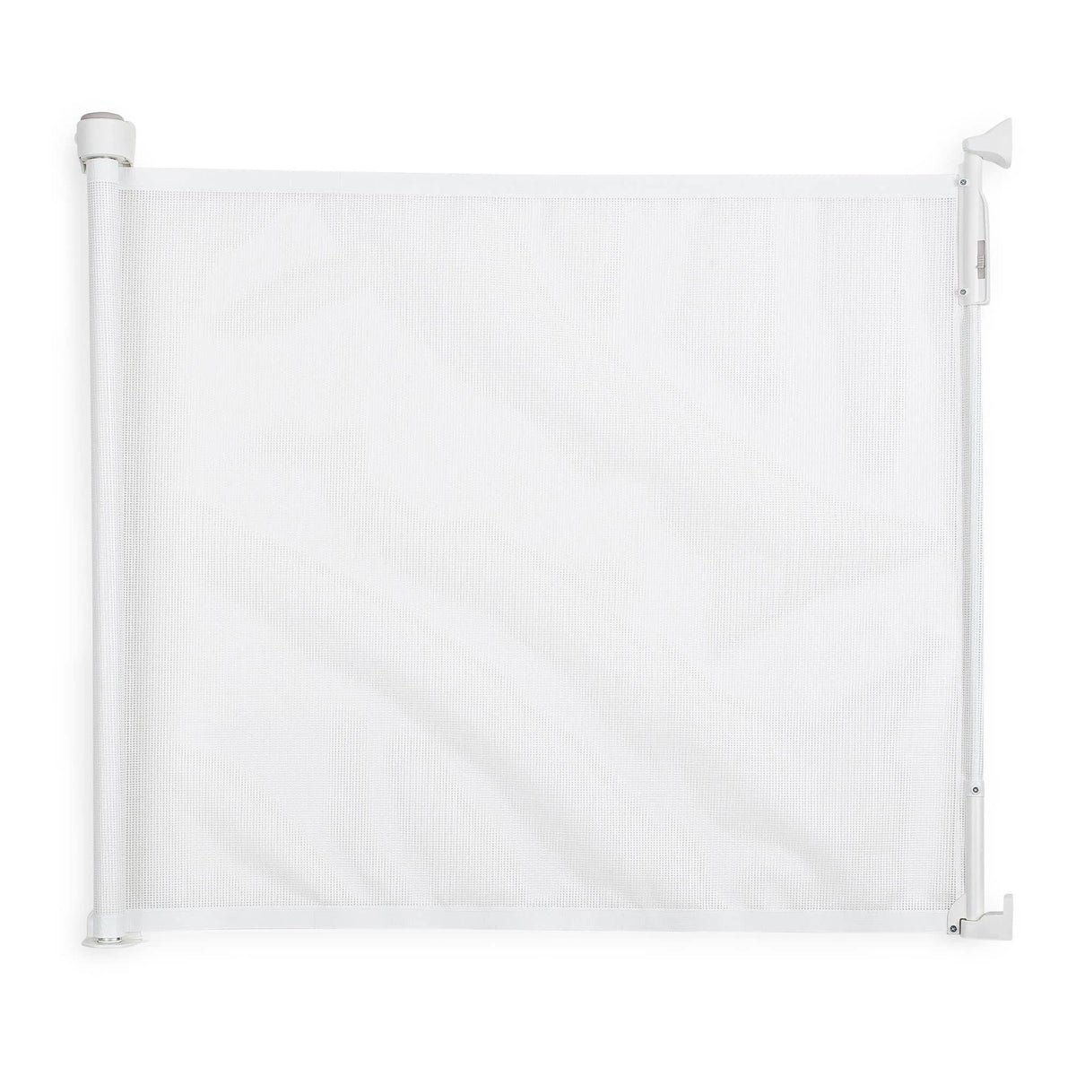 White Retractable Safety Gate, 26.5 inch-55 inch O675544