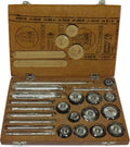 12 Pcs Valve Seat & Face Cutter Set in Wooden Case V395