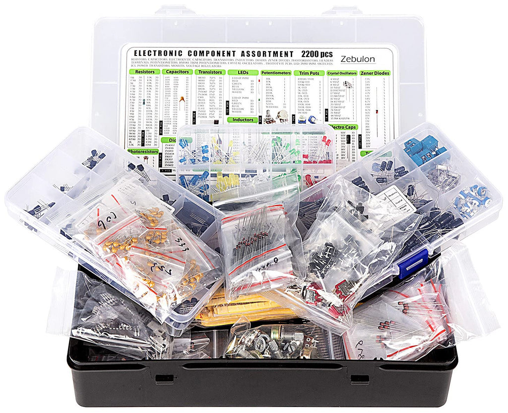 2200 pcs Electronic Component Assortment Kit E878