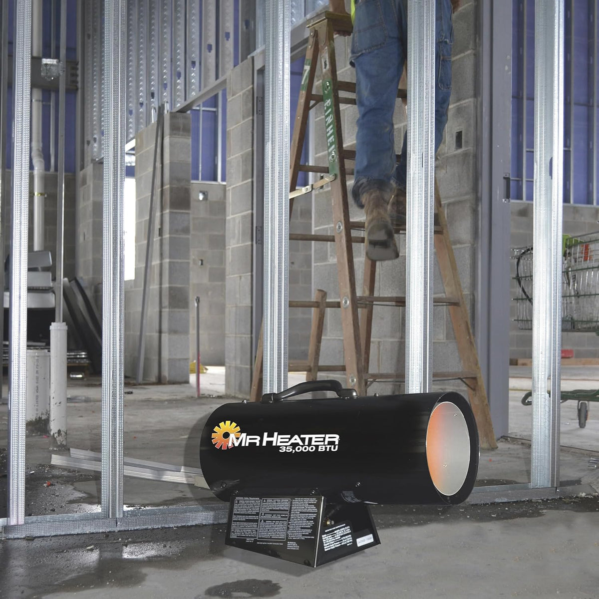 35,000 BTU Propane Forced-Air Heater Y352